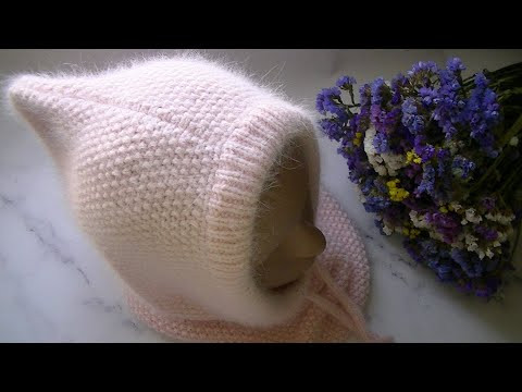 КРАСИВЫЙ,УДОБНЫЙ КАПОР ЖЕМЧУЖНЫМ УЗОРОМ ИЗ ПРЯЖИ ПУХ НОРКИ. КРАСИВЫЙ,УДОБНЫЙ КАПОР ЖЕМЧУЖНЫМ УЗОРОМ ИЗ ПРЯЖИ ПУХ НОРКИ.