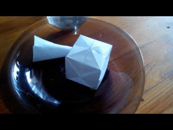 Как сделать водяную бомбочку из бумаги - How to Make a Paper Balloon