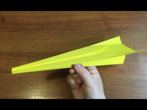 DIY - Как Сложить простой Самолет из цветной бумаги А4 DIY - Как Сложить простой Самолет из цветной бумаги А4
