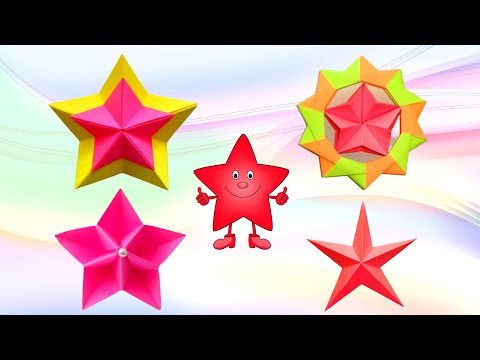 Как сделать звезду из бумаги. Поделки на 23 февраля своими руками