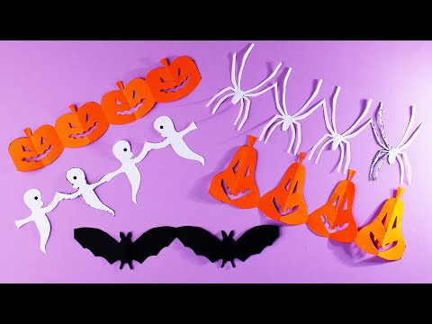 Как сделать бумажные декорации на Хэллоуин – Быстро, Легко и Недорого Как сделать бумажные декорации на Хэллоуин – Быстро, Легко и Недорого
