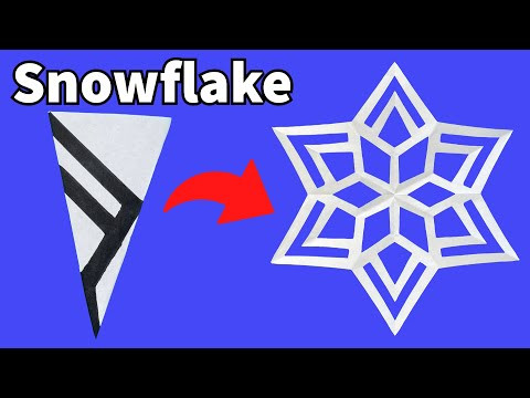 Paper Snowflakes 5 | How to make Snowflakes out of Paper | Kirigami Snowflake | Christmas Crafts Paper Snowflakes 5 | How to make Snowflakes out of Paper | Kirigami Snowflake | Christmas Crafts