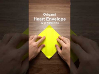 How to make an origami Heart Envelope #shorts