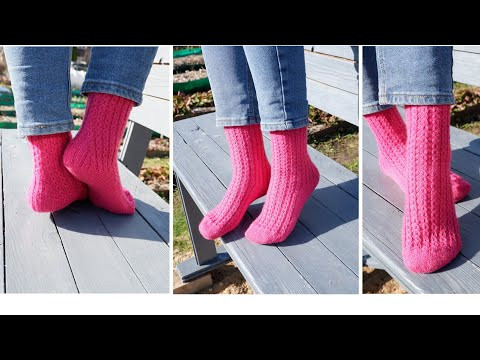#ВЕСЕННЕЕ_ОБОСТРЕНИЕ. Ажурные носки спицами. ПОДРОБНЫЙ МАСТЕР КЛАСС