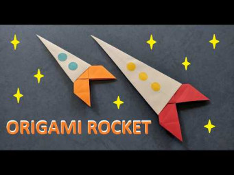 Origami paper rocket | Космічна ракета з паперу орігамі