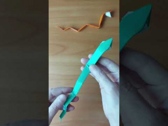 Змея Анаконда оригами из бумаги своими руками INCLART #diy