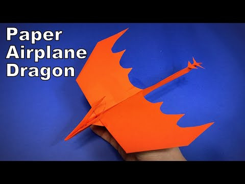 Origami Airplane | How to Make a Paper Airplane Flying Dragon | Origami Hang Glider
