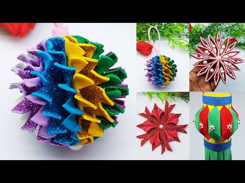 Low Budget Christmas Decor - Christmas Tree Ornaments - Decorate With Me - Dollar Tree DIY