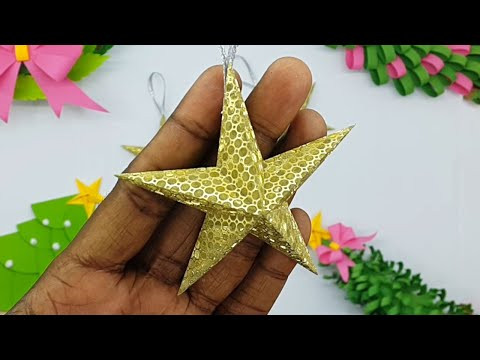 Easy Paper Star for Christmas ⭐ DIY Christmas decorations Easy Paper Star for Christmas ⭐ DIY Christmas decorations