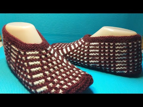 #561 УДОБНЫЕ ТАПОЧКИ СПИЦАМИ С БЕСШОВНОЙ ПОДОШВОЙ. МАСТЕР КЛАСС. #561 УДОБНЫЕ ТАПОЧКИ СПИЦАМИ С БЕСШОВНОЙ ПОДОШВОЙ. МАСТЕР КЛАСС.
