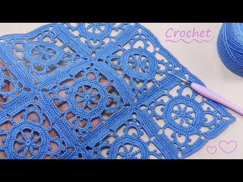 КВАДРАТНЫЙ МОТИВ вязание крючком ЛЕГКОЕ СОЕДИНЕНИЕ МОТИВОВ❗️Easy Crochet square motifs КВАДРАТНЫЙ МОТИВ вязание крючком ЛЕГКОЕ СОЕДИНЕНИЕ МОТИВОВ❗️Easy Crochet square motifs