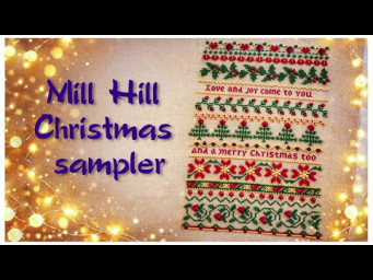 371. Від старту до фінішу Mill Hill &ldquo;Christmas sampler&rdquo; з книги Beaded Cross Stitch Treasures
