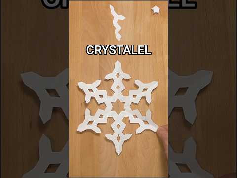 CRYSTALEL SNOWFLAKE CUTTING GUIDE | STEP-BY-STEP INCLART CRYSTALEL SNOWFLAKE CUTTING GUIDE | STEP-BY-STEP INCLART