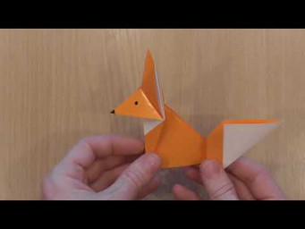 Как сделать Лису из бумаги; How to make a Fox out of paper