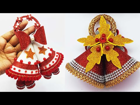Chrsitmas Hanging Bell Decoration - Christmas Tree Decoration With Bell - Christmas Decorate With Me