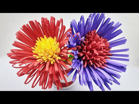 Giant Flower Making | Weeding Flower Decoration Ideas | Room Decor | DIY Paper Crafts Giant Flower Making | Weeding Flower Decoration Ideas | Room Decor | DIY Paper Crafts