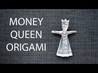 My MONEY QUEEN | Dollar Origami | Idea for Graduation | Tutorial DIY by NProkuda