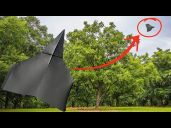 How to Make Paper Airplane that Fly Far - Over 350 Feet
