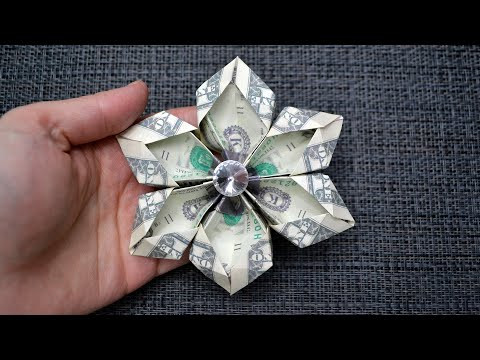 My MONEY FLOWER | Nice Dollar Origami | Tutorial DIY by NProkuda