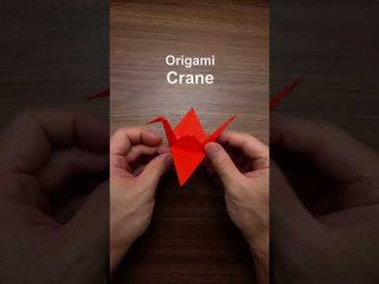 ORIGAMI CRANE - TSURU #shorts