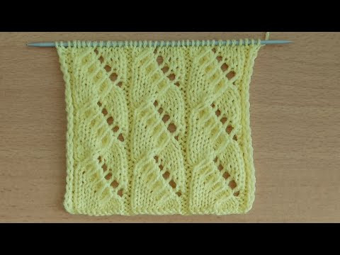 Нежный ажурный узор спицами для блузки, маечки, туники, жакета. Нежный ажурный узор спицами для блузки, маечки, туники, жакета.