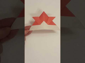 Paper samurai helmet; Шлем самурая из бумаги #shorts