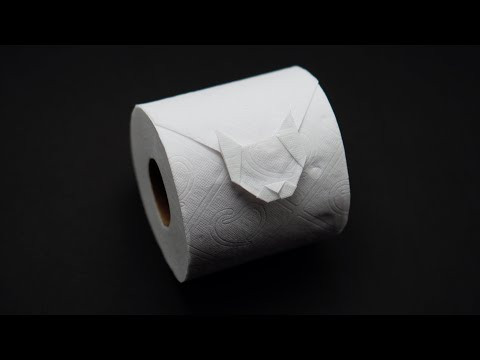 ORIGAMI TOILET PAPER CAT (Jo Nakashima) ORIGAMI TOILET PAPER CAT (Jo Nakashima)