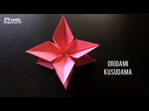 Origami Lily Flower Kusudama Origami Lily Flower Kusudama