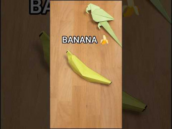 CHICKEN BANANA ORIGAMI | HOW TO MAKE AN PAPER BANANA STEP BY STEP INCLART