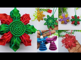 Christmas Trends 2024 - Christmas Tree Ornaments Making at Home-Decorate With Me-DIY Handmade Crafts