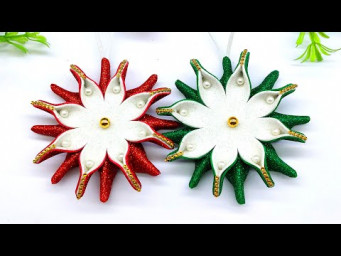 How to Make Paper Snowflakes ❄️ Easy DIY Christmas Tree Decorations