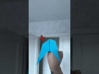 NEW RECORD! 310ft Paper Plane Flight Ends With a Perfect Hit! #diy #papercraft