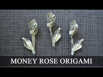 My MONEY ROSE | Beautiful Dollar Origami | Tutorial DIY by NProkuda