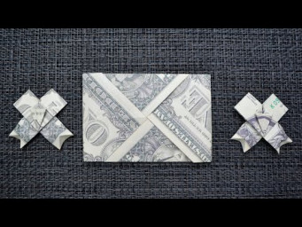 My MONEY ENVELOPE WITH THE BOW | Dollar Origami | Tutorial DIY by NProkuda