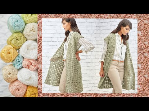 Crochet pattern for vest - Crocheting Crochet pattern for vest - Crocheting