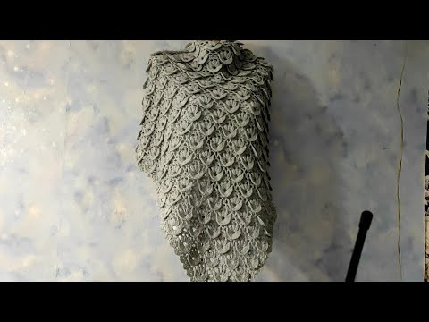 Оригинальная шаль крючком. Шаль для начинаюих. Оригинальная шаль крючком. Шаль для начинаюих.