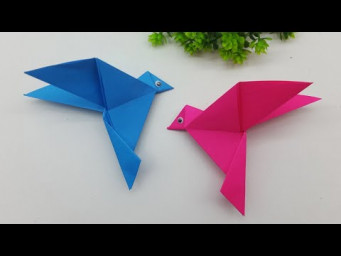 How to Make an Origami Bird Easily - DIY Paper Bird Step by Step Tutorial