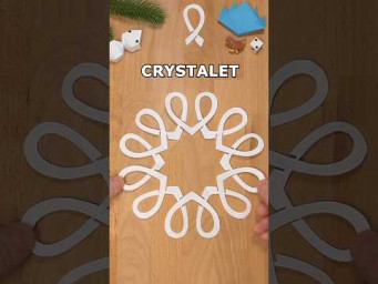 COOL PAPER SNOWFLAKE CRYSTALET ❄️ EASY AND AMAZING SNOWFLAKE DIY INCLART