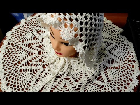 НИСПАДАЮЩИЙ ПЛАТОК ДЛЯ ХРАМА КРЮЧКОМ. Подробный М.К. 1Часть. НИСПАДАЮЩИЙ ПЛАТОК ДЛЯ ХРАМА КРЮЧКОМ. Подробный М.К. 1Часть.