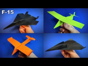 Best 3 Paper Airplanes, Jet Fighter, Glider | How to Make a Paper Airplane