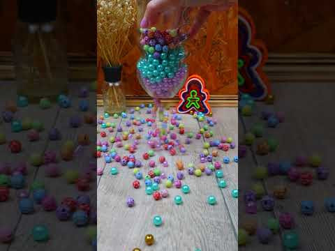 Satisfying Reverse Video With Beads #shorts #beads Satisfying Reverse Video With Beads #shorts #beads