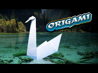 How to make an Origami Swan | A simple origami craft, suitable for children.