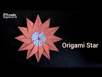 Origami 12-Point Star/ Paper Mandala