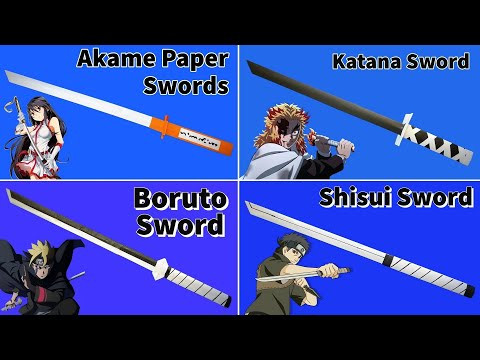 How to Make a Paper Sword Naruto | Shisui Sword, Boruto Sword, Akame Sword, Paper Katana How to Make a Paper Sword Naruto | Shisui Sword, Boruto Sword, Akame Sword, Paper Katana