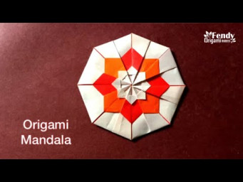 Origami Mandala/ Paper Flower Coaster
