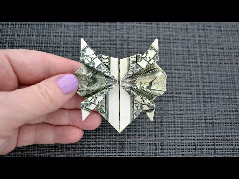 MONEY HEART with BOW | Wonderful Dollar Origami for Valentine's Day| Tutorial (designer is NProk