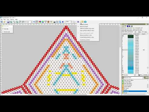 Symmetric drawing peyote star in PeyoteCreator software https://bead-n-stitch.com/peyote-star/ Symmetric drawing peyote star in PeyoteCreator software https://bead-n-stitch.com/peyote-star/