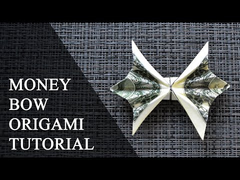 Nice MONEY BOW | Dollar Origami for Graduation | Tutorial DIY by NProkuda Nice MONEY BOW | Dollar Origami for Graduation | Tutorial DIY by NProkuda