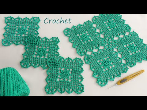 ОЧЕНЬ ПРОСТО!!! Ажурный КВАДРАТНЫЙ МОТИВ вязание крючком Easy Crochet square motifs for beginners ОЧЕНЬ ПРОСТО!!! Ажурный КВАДРАТНЫЙ МОТИВ вязание крючком Easy Crochet square motifs for beginners