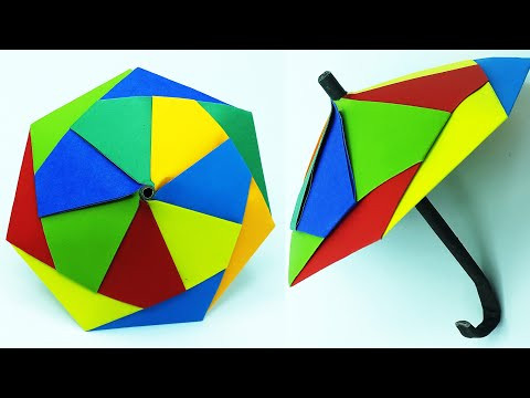 Easy Origami Umbrella | How to Make a Paper Umbrella | Easy Paper Crafts | DIY Paper Umbrella Easy Origami Umbrella | How to Make a Paper Umbrella | Easy Paper Crafts | DIY Paper Umbrella